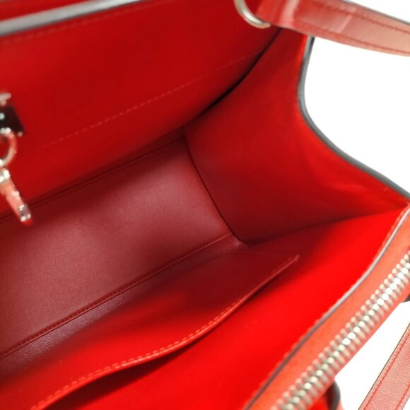 Louis Vuitton CITY STEAMER Red Leather Hand Bag mon-903-091125 - Picture 11 of 16